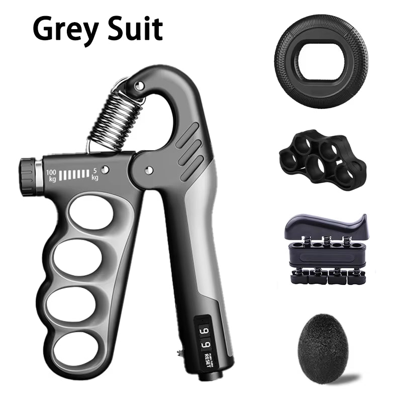 Adjustable Grip Strengthener - 5-150Kg Wrist Expander for Muscle Recovery & Hand Strength Fitness