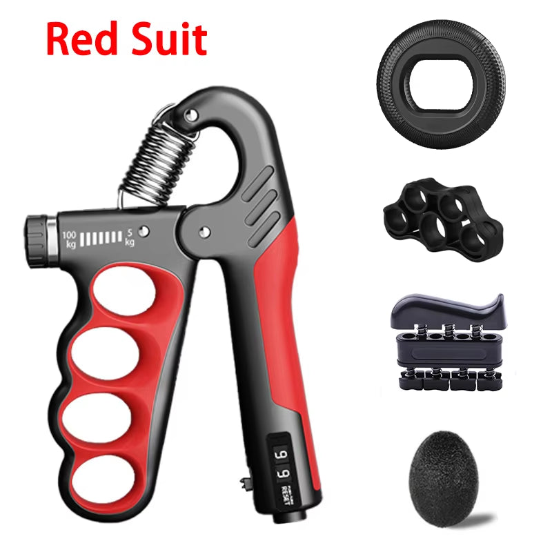 Adjustable Grip Strengthener - 5-150Kg Wrist Expander for Muscle Recovery & Hand Strength Fitness