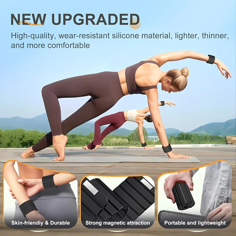 Magnetic Ankle & Wrist Weights | Adjustable Resistance Training Set