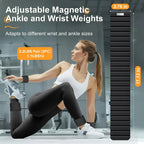 Magnetic Ankle & Wrist Weights | Adjustable Resistance Training Set