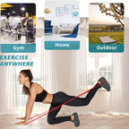 Stackable Resistance Bands Set | Heavy Duty Full Body Workout Trainer