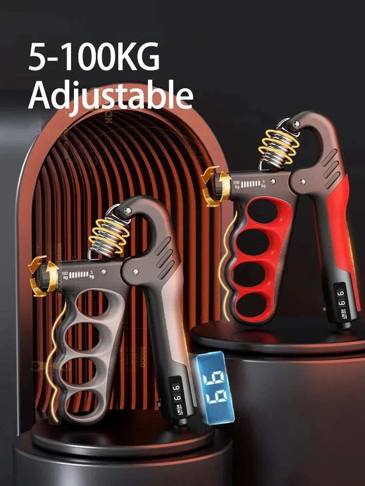 Adjustable Grip Strengthener | Hand & Forearm Muscle Trainer