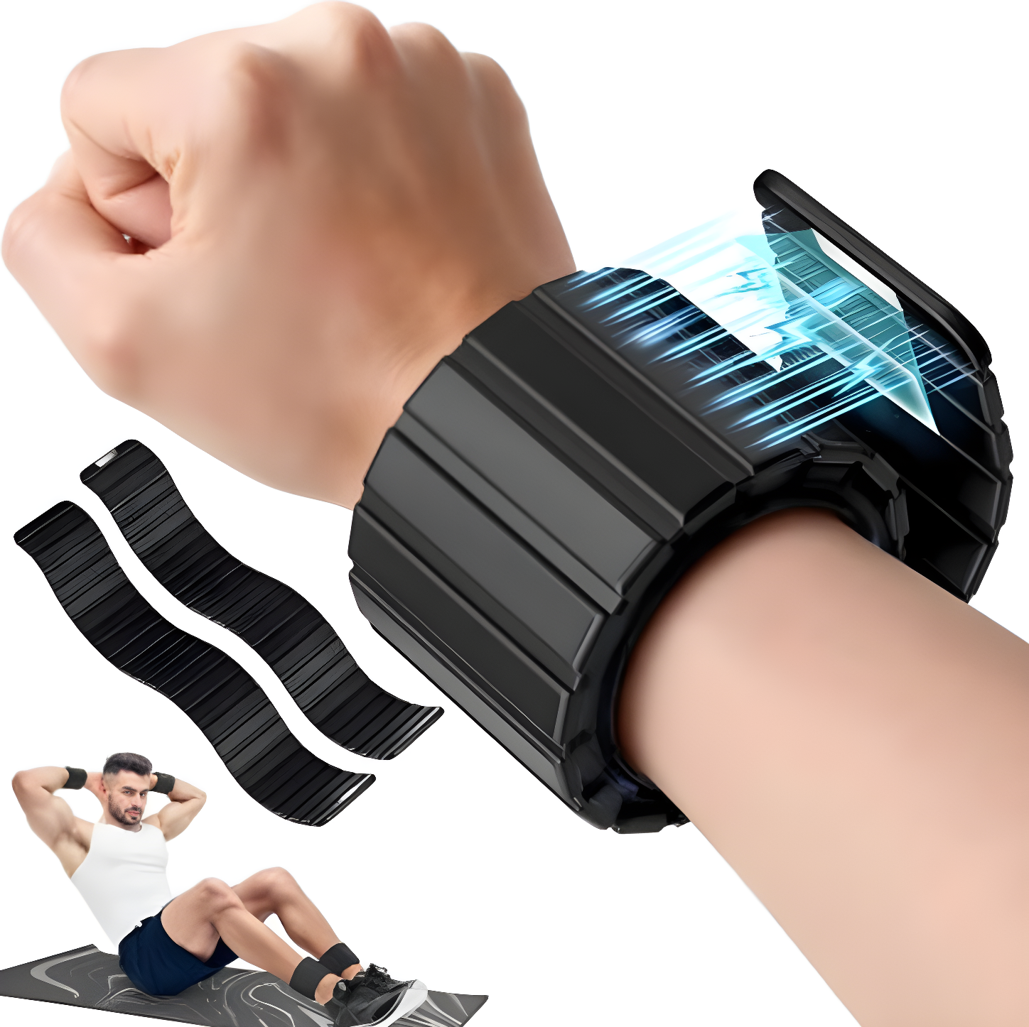 Magnetic Ankle & Wrist Weights | Adjustable Resistance Training Set