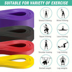 Stackable Resistance Bands Set | Heavy Duty Full Body Workout Trainer