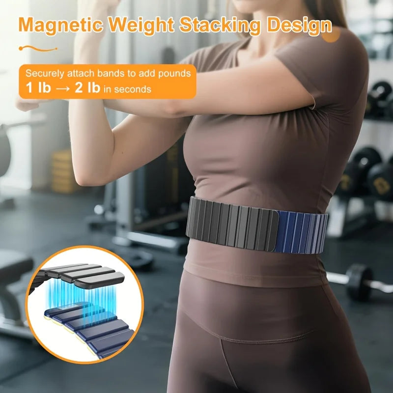 Magnetic Ankle & Wrist Weights | Adjustable Resistance Training Set