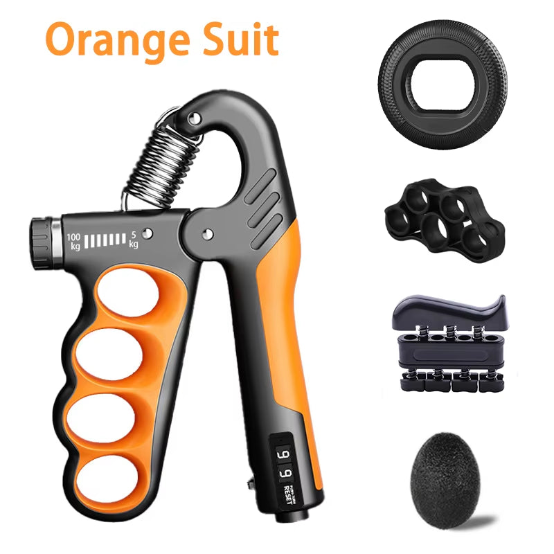 Adjustable Grip Strengthener - 5-150Kg Wrist Expander for Muscle Recovery & Hand Strength Fitness