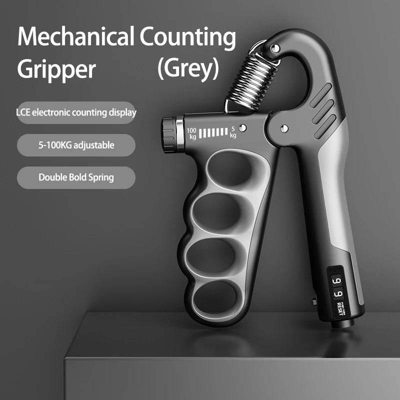 Adjustable Grip Strengthener - 5-150Kg Wrist Expander for Muscle Recovery & Hand Strength Fitness