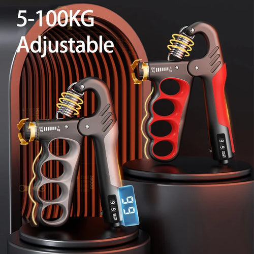 Adjustable Grip Strengthener - 5-150Kg Wrist Expander for Muscle Recovery & Hand Strength Fitness