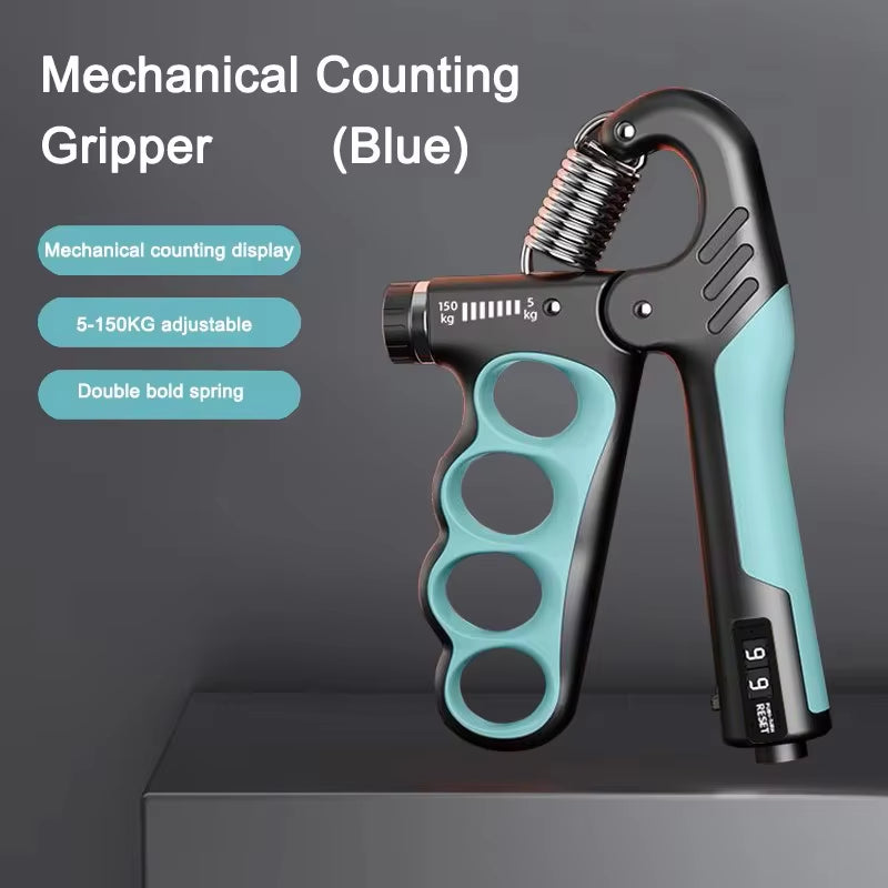 Adjustable Grip Strengthener - 5-150Kg Wrist Expander for Muscle Recovery & Hand Strength Fitness