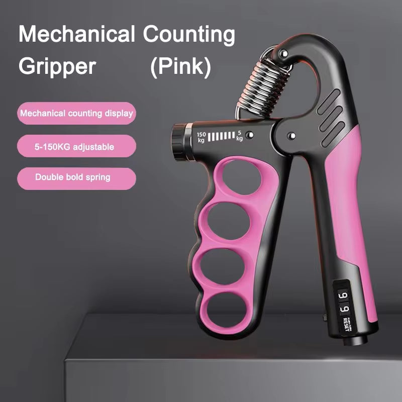 Adjustable Grip Strengthener - 5-150Kg Wrist Expander for Muscle Recovery & Hand Strength Fitness