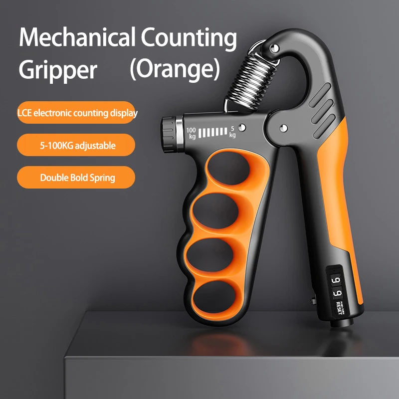 Adjustable Grip Strengthener - 5-150Kg Wrist Expander for Muscle Recovery & Hand Strength Fitness